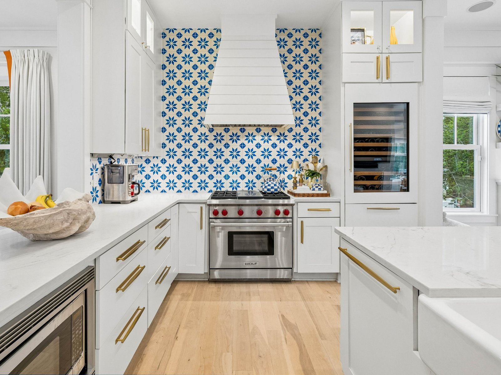 Kitchen with Wolf range, 85 N Watch Tower Lane